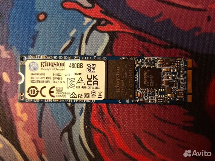 Новый SSD M2 Kingston 480GB
