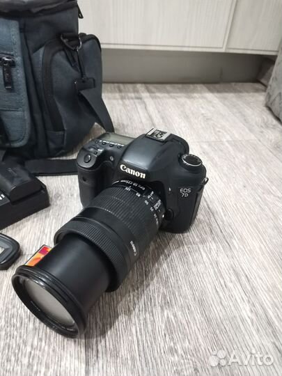 Canon 7D + 18-135mm +сумка