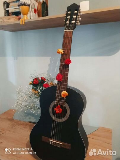 Классическая гитара Flight C-100 BK 4/4 Black