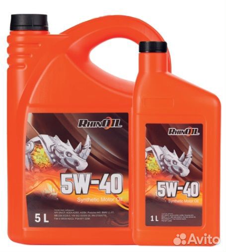 Моторное масло Rhinoil 5W-40 SN/SN+ 1л