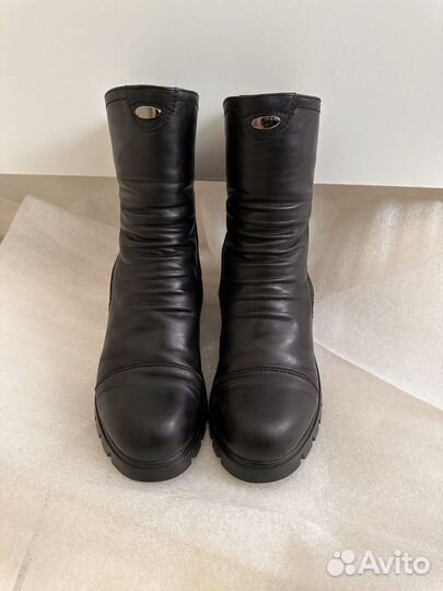 Полусопоги зимние с натуральным мехом 37