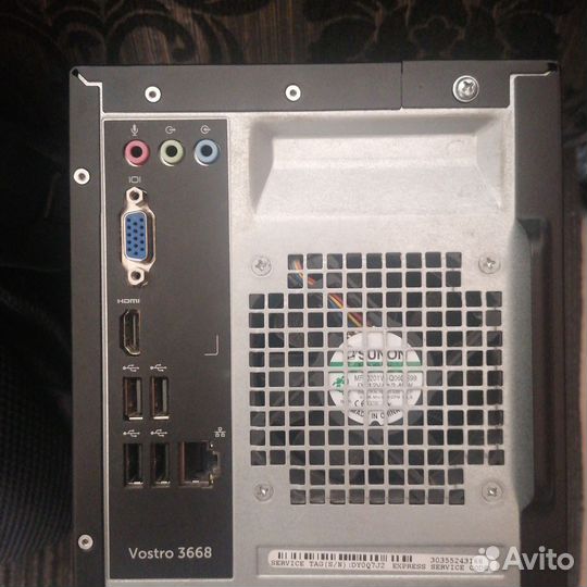 Компьютер полу-игровой, мини корпус