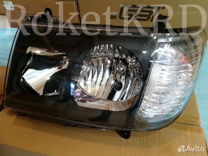 Фары land cruiser 100 Черные в Наличии