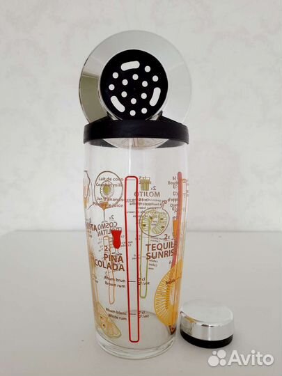 Шейкер для коктейлей барный стеклянный Luminarc