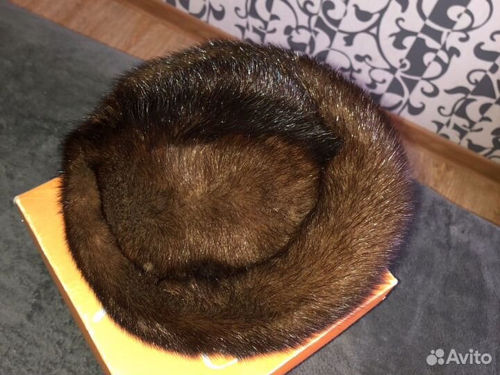Шапка Норковая новая р.56
