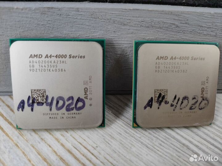 Процессоры под сокет FM2 2 ядра