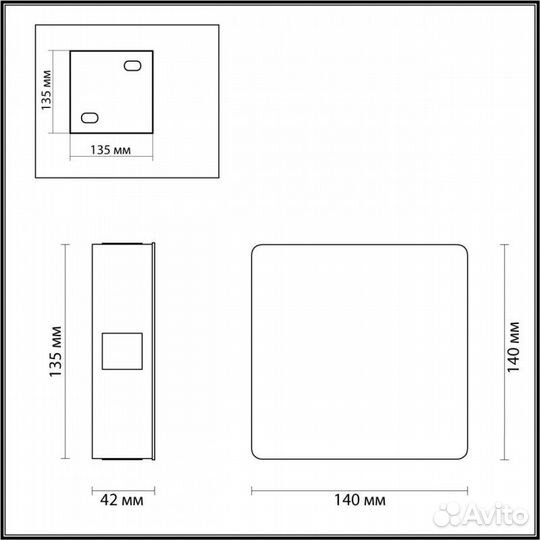 Настенный светильник Odeon Light 4258/8WL