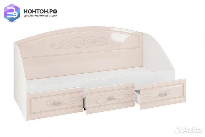 Кровать Венеция 0.8 м с тремя ящиками