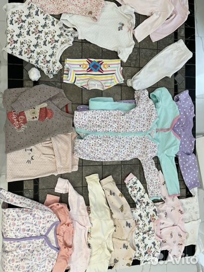 Вещи пакетом для девочки 62-68-74