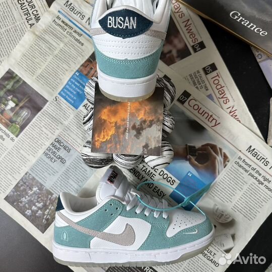 Кроссовки под заказ nike SB dunk LOW busan seoul