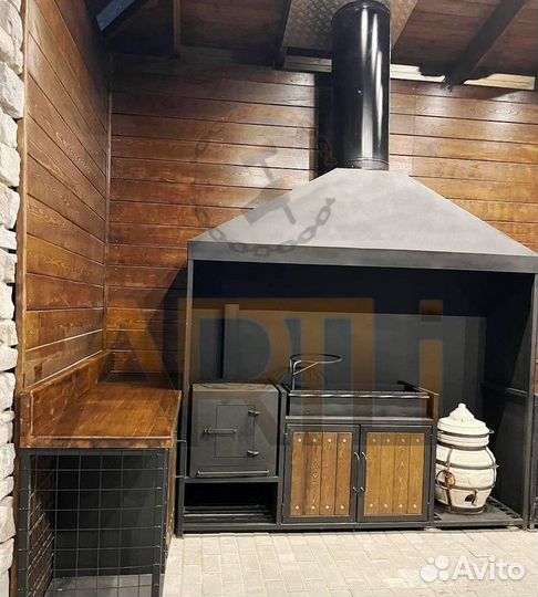 Кованый мангал с крышей / Изготовление и в Наличии