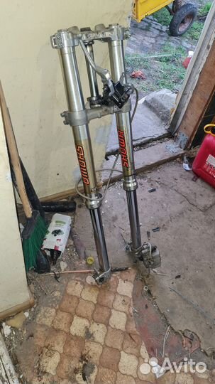 Передняя вилка на мотоцикл suzuki rmx 250