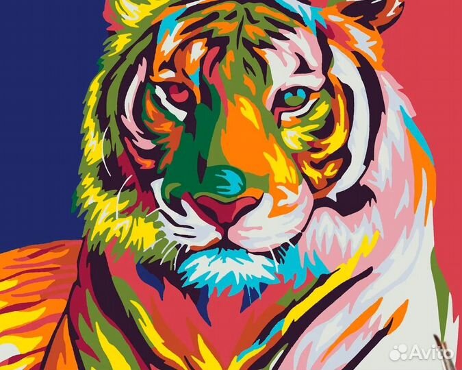 Раскрашиваю картины по номерам