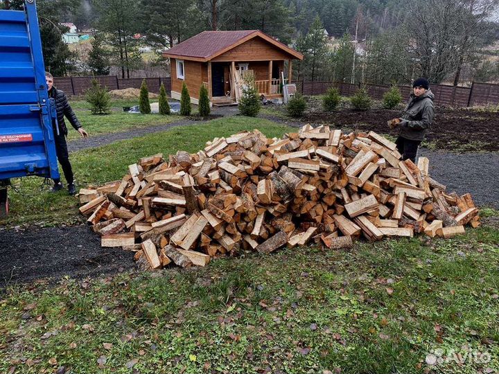 Дрова березовые. Колотые