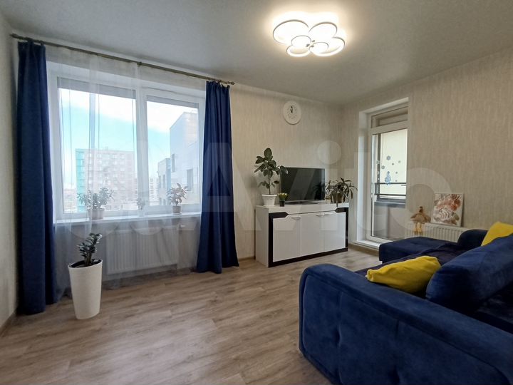 2-к. квартира, 52,1 м², 12/16 эт.
