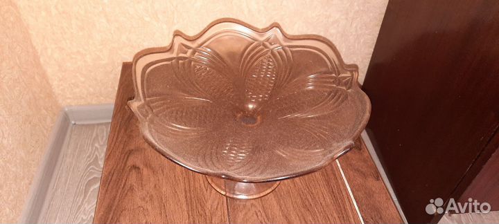 Ваза Фруктовница на ножке СССР