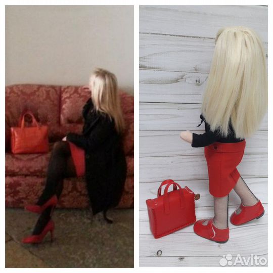 Портретная,интерьерная текстильная кукла