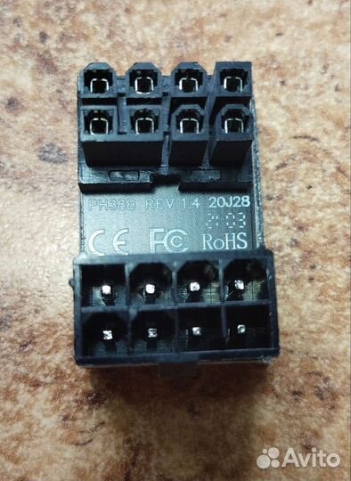 Переходник питания PCI-E 8 пин на 180 градусов