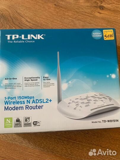 Wifi роутер tp link