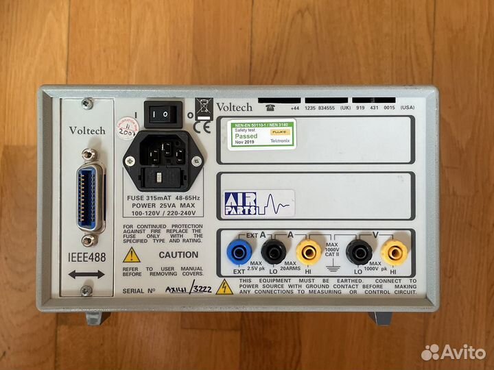 Анализатор мощности Voltech Pm100
