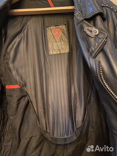 Кожаная мотокуртка косуха оригинал 52-54