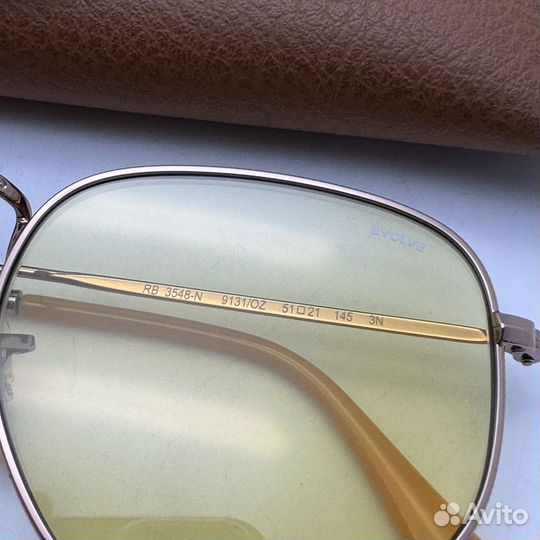 Солнцезащитные очки ray ban rb3548 желтая линза