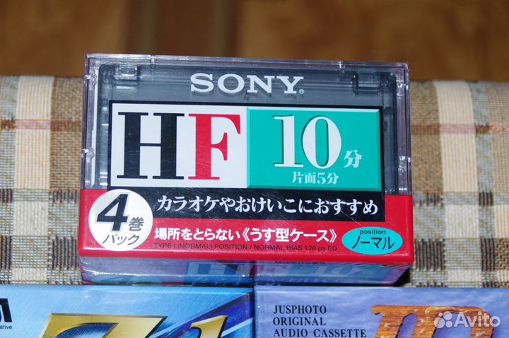Запечатанные японские кассеты Sony TDK axia JP лот