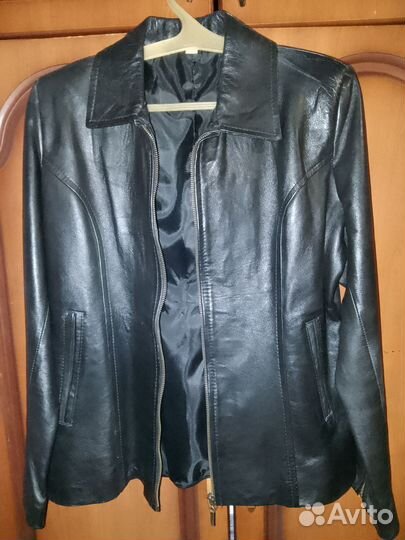 Куртка кожаная женская