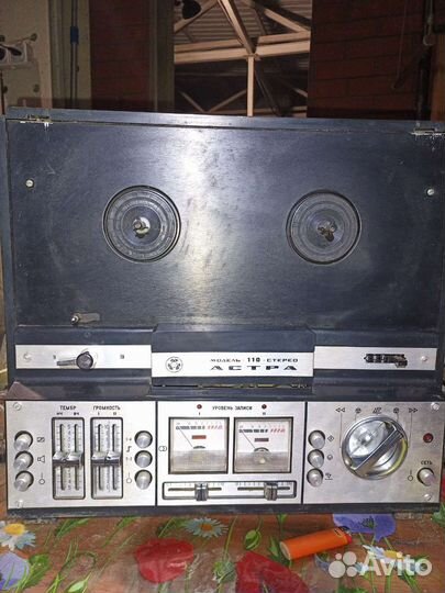 Катушечный магнитофон астра 110