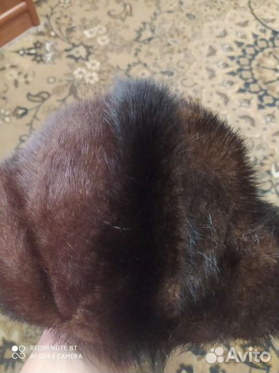 Шапка норковая женская