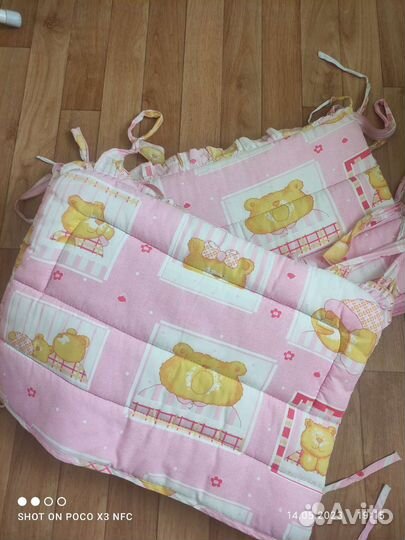 Бортики в детскую кроватку