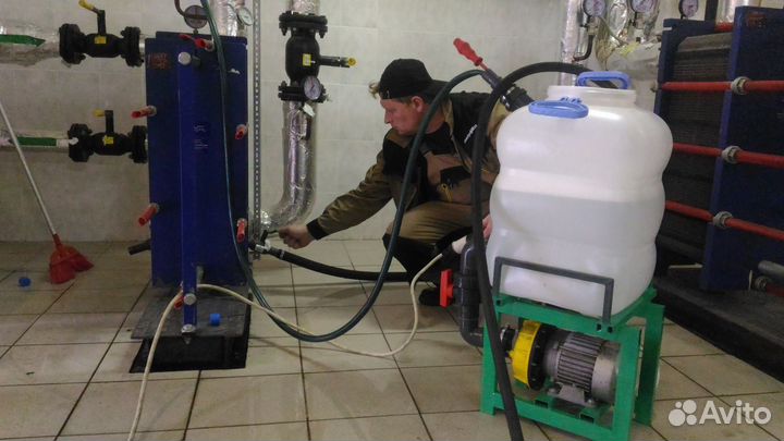 Промывка отопления