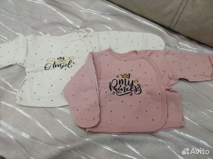 Комплект распашонок по 2шт