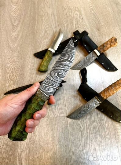 Ножи ручной работы кованные выше 60твёрдость