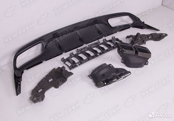 Диффузор с насадками Edition Mercedes C 205 Coupe