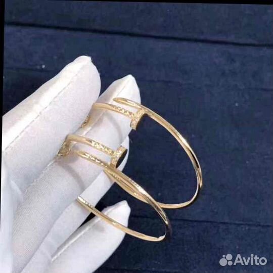 Cartier серьги Juste un Clou 0.16ct