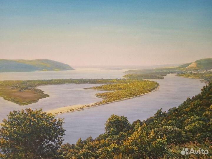 Картина настенная пейзаж маслом на холсте