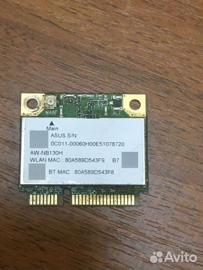 Wi-Fi+Bluetooth модуль asus qcwb335 Отправка