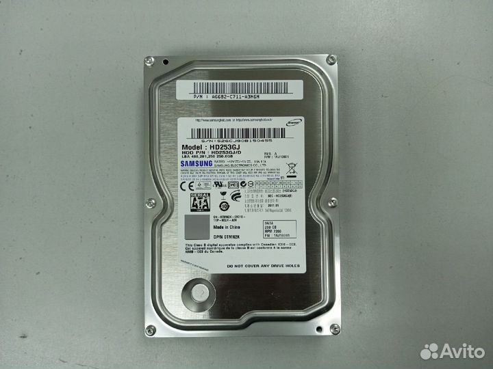 Жесткий Диск 250Gb 3.5