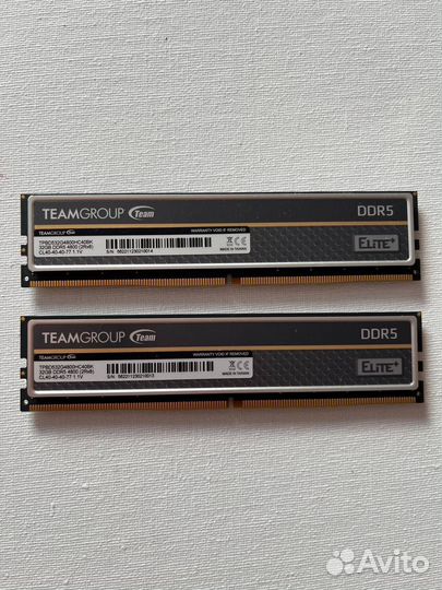 Оперативная память DDR5 Team Group Elite+ 2x32 GB