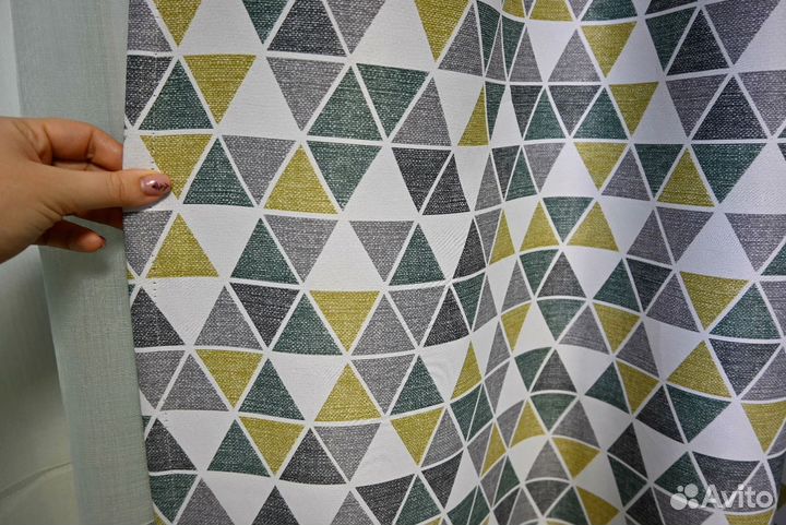 Прямые шторы классические