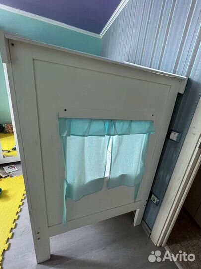 Детская деревянная кровать -домик