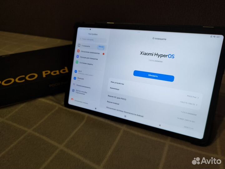 Планшет poco pad 8 256 гб