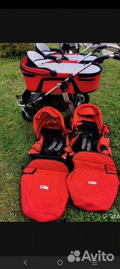 Коляска для двойни tfk