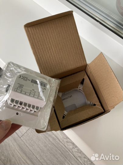 Термостат механический с датчиком пола