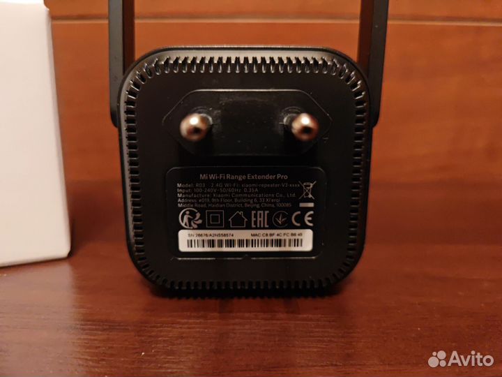 Усилитель сигнала Mi Wi-fi Range Extender Pro