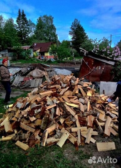 Дрова колотые Ольха