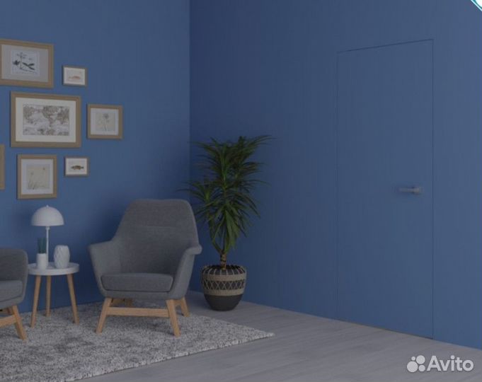 Скрытые двери межкомнатные под отделку