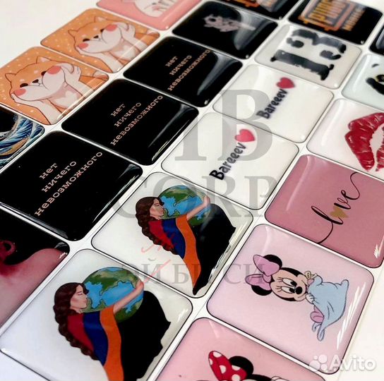 3D стикеры оптом от производителя