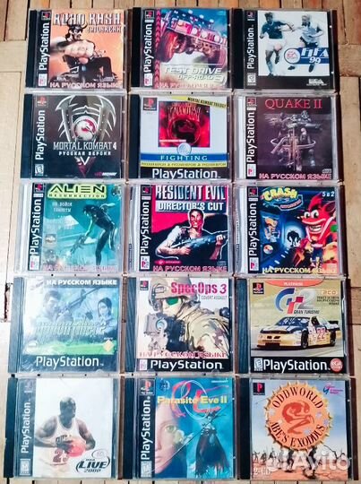 Игры на Sony Playstation 1